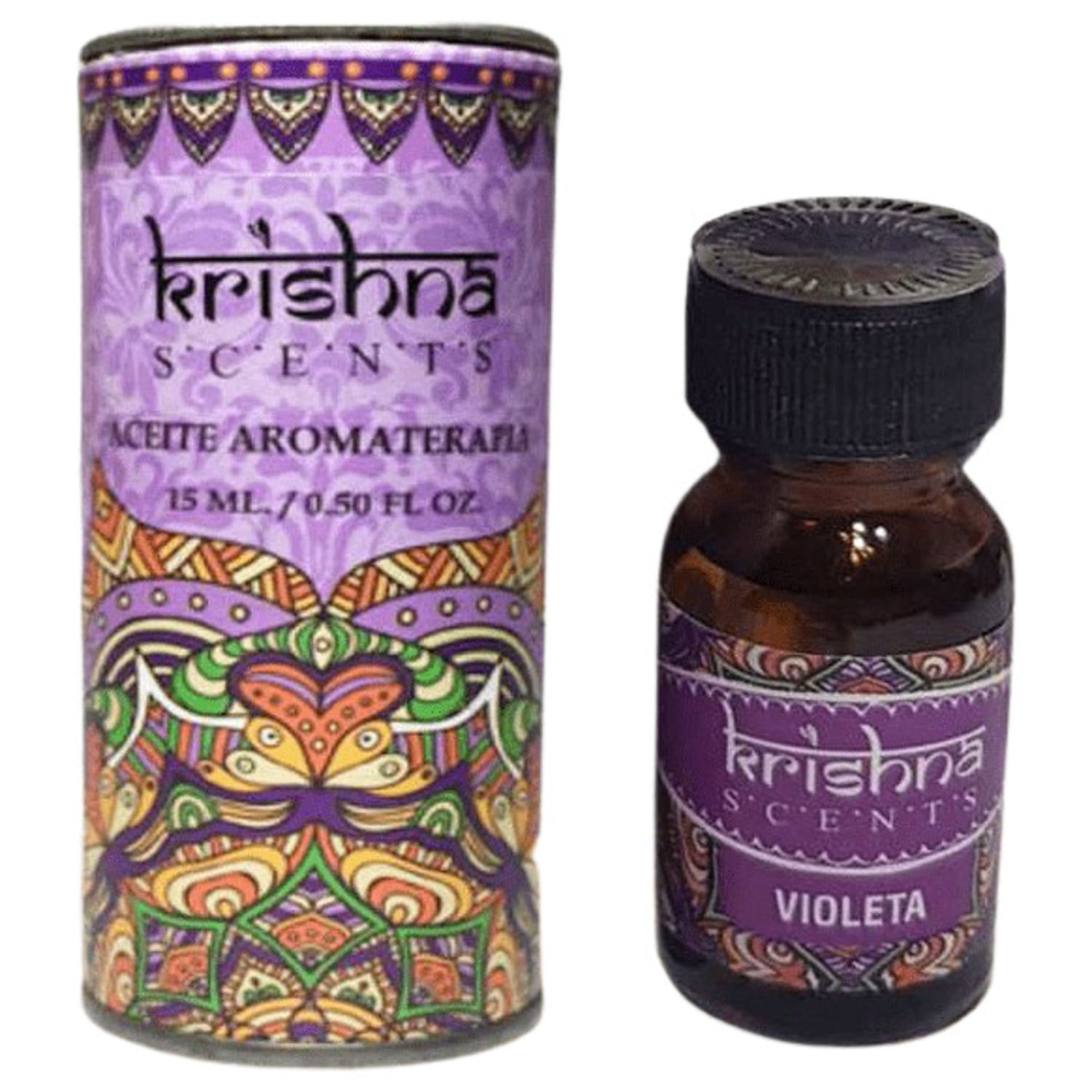 Óleo Essencial Krishna Violet 15ml Para Aromaterapia