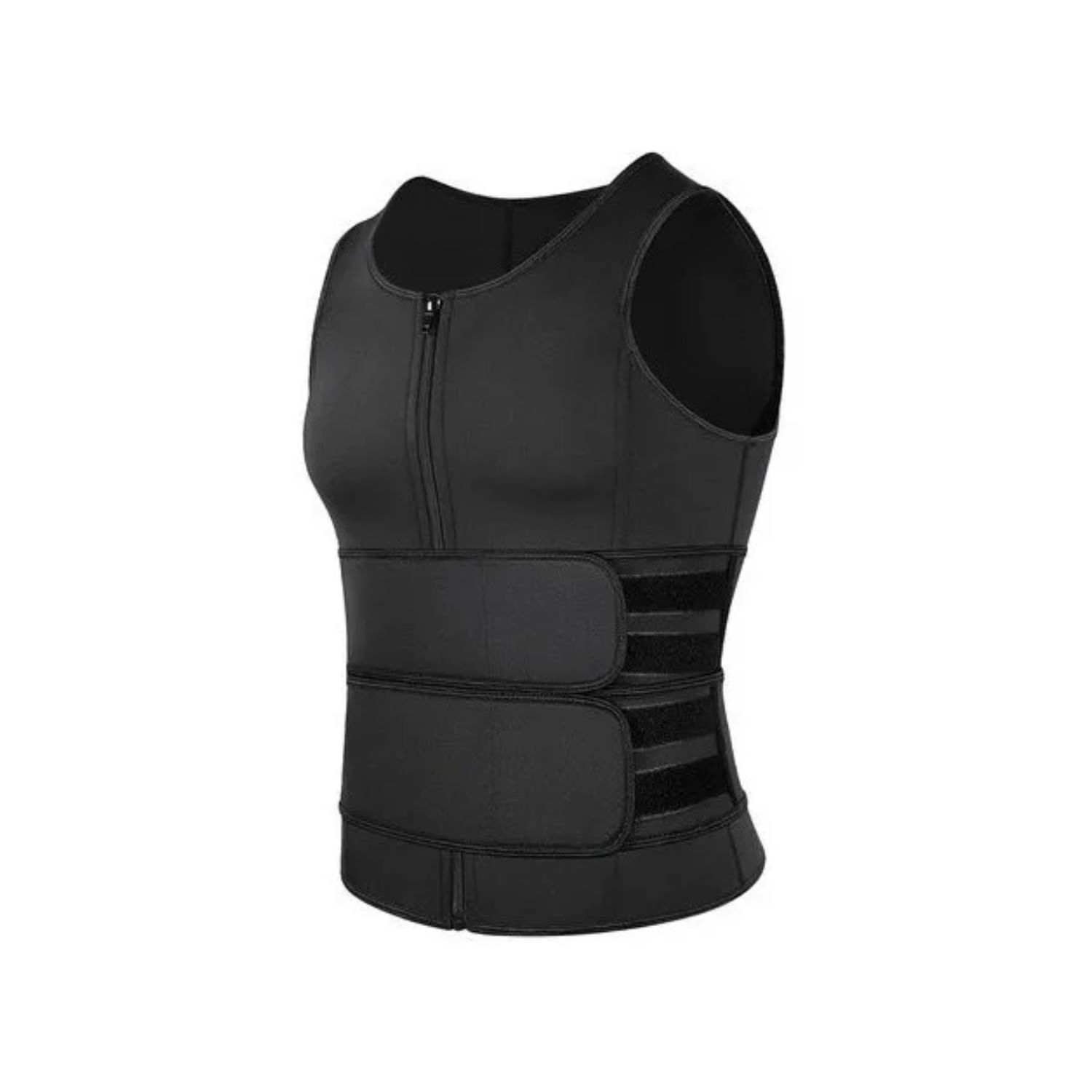 Colete Com Zíper Para Homens Tamanho S Em Poliéster Preto, Neoprene, Nylon