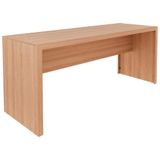 Escrivaninha Mesa Escritorio 180 Cm Me4185 Amendoa