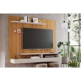 Home P-tv Até 50 Polegadas Valência Plus C- Prateleira E Nichos 160x135cm Nature-off White - Permóbili