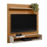 Home Painel Chanfrado Para Tv Ate 50\&#39; Maia Nature Off-white