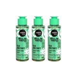 Oleo Capilar Salon Line Ricino Puro Uauu 100ml - Kit Com 3un