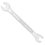 Chave De Boca Fixa 10x11mm Cr-v  Tradestar