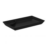 Prato Para Sushi Japones Uno 19,3x11,2x1,5cm Preto Coza