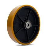 Roda Industrial Carga Pesada 12x3 Ferro Com Pu 1400 Kg - Colson