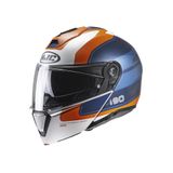 Capacete Hjc I90 Wasco Azul Laranja E Branco 58 [f016]