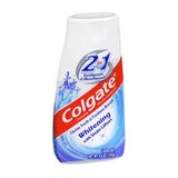 Colgate 2 Em 1 Creme Dental E Enxaguatório Bucal Branqueamento 4,6 Oz Por