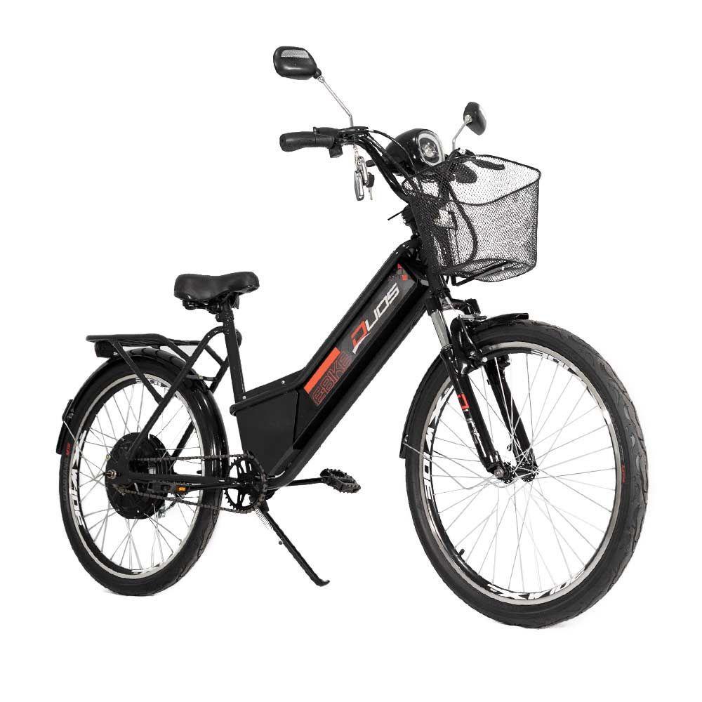 Bicicleta Elétrica - Confort - 800w - Preta - Duos Bikes