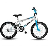 Bicicleta Aro 20 GT Sprint Cross Infantil Freio V-Brake Aro Aero Branco+Azul