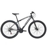 Bicicleta South Legend Aro 29 Alumínio Freios A Disco Câmbio Shimano 24 Marchas - Preto+branco - 17 Preto+branco