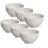 Jogo 06 Bowl Orgânico Vit 558 Ml Cinza Claro Porto Brasil