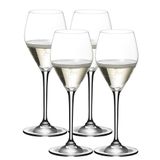 4 Taças Para Champanhe Luxo Gourmet Cristal Importado 305ml