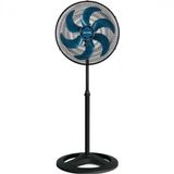 Ventilador De Coluna 50cm Turbo 6 Pás Oscilante Premium Azul 220v