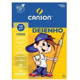 Papel Desenho A4 Creme 140g-m 20 Folhas 66667072 Canson Pack Com 2 Unidades