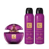 Combo Eudora Eau De Parfum 75ml + Desodorante Antitranspirante Aerosol 2x150ml-90g