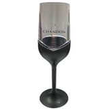 Taça Champagne Espumante Chandon Colors 250ml Desmontavel Cor:preto