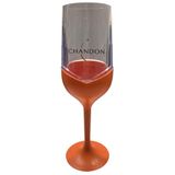 Taça Champagne Espumante Chandon Colors 250ml Desmontavel Cor:salmão