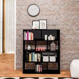 Estante Book - Organizadora De Livros E Decoração Preto
