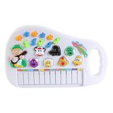 Teclado Musical Com 12 Teclas Infantil 07 Sons De Animais