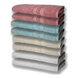 8 Toalhas Grande Felpudas Grossa 80x150 2 Br 2 Bg 2 Vd 2 Rê
