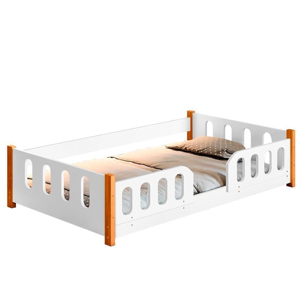 Mini Cama Infantil Montessoriana Branca Melissa Divaloto