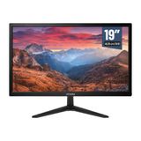 Monitor 19&#39; Hd Led, 60hz, Hdmi, Vga, 3.6ms Preto - Mymax