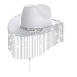 Chapéu De Cowboy Estilo Ocidental Feminino Chapéu De Sol Durável Para Festas