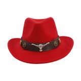 Chapéu De Cowboy Casual Adereços De Aba Larga Leve Para Mulheres Homens