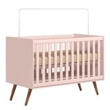 Berço Americano Q Encanto 3820 Retrô Rosa - Qmovi