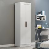 Guarda-roupa Compacto 2 Portas Mdp Paris Branco