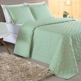 Colcha Casal King Size Agata Bordada 200 Fios Super Elegante