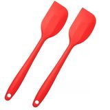 Kit 2 Espátula Silicone Raspadora Paoduro Massas Bolos 27cm