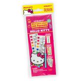 Bloco Para Colorir Com Aquarela E Pincel Hello Kitty Leo&amp;leo