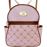 Mochila Feminina Rosa Elegante Blogueiras Famosas Charmosa