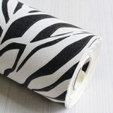 Papel de Parede Vinílico Preto e Branco Animal Print