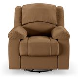 Poltrona Do Papai Reclinável Pietra Glider Giratória Fh9 Pu Caramelo - Mpozenato
