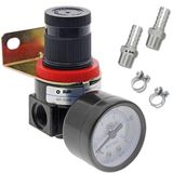 Kit Espigão Macho Mini Regulador Lubrifil Para Compressor