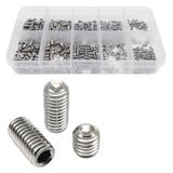 500 Parafusos Rosca Soquete Sem Cabeça Allen M2.5 A M4 Inox