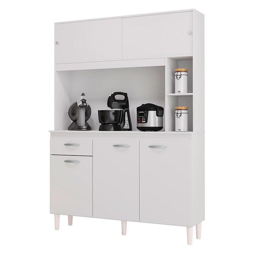 Cozinha Kit Duda 120 Cm Branco - Poquema