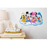 Adesivo De Parede Turma Do Mickey Baby