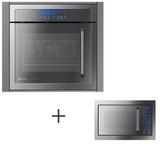 Forno Eletrico De Embutir Electrolux  80 Litros Inox 220v Oe9xt + Micro-ondas De Embutir 34 Litros Inox - 220v - Mx43t