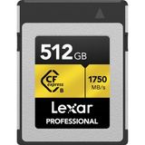 Cartão Memória Lexar Cfexpress 512gb Type B Gold 1750mb/s