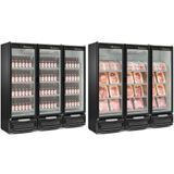 Expositor Vertical 3 Portas De Vidro Gcbc1450 Gelopar Refrigerador 1468 Litros Preto 110v