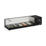 Vitrine Refrigerada De Bancada Sem Bandejas Gvrs150 Gelopar Expositor Preto 110v