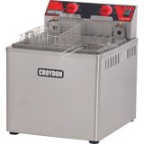 Fritadeira Elétrica De Mesa 15 Litros Zona Fria Fzm8 Croydon Fritador 2 Cestos 8000w 220v