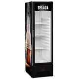 Cervejeira Slim Optima Vn28rp Metalfrio Expositor 337 Litros Preto 110v