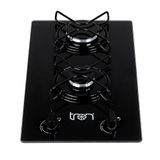 Fogão De Mesa Cooktop Tron 2 Bocas Vidro Preto