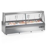 Balcão Frigorífico Peixaria Standard Gapx300a Gelopar Expositor De Peixes Inox 220v