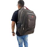 Mochila Masculina Motoqueiro Extra Gg Notebook 6082 - Marrom