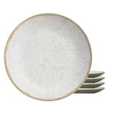 Jogo De Pratos Sobremesa Cerâmica 4pcs 20cm Organic Alleanza